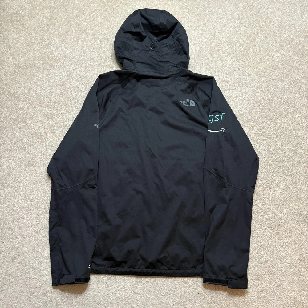 The North Face DryVent Jacket Mens Medium Black Hooded Rain Shell Amazon STX4